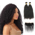 Lsy Best Factory Wholesale Peruvian 100% Human Hair Extensions, Kinky Curly Virgin Hair Weave Double Drawn Curly Hair Weaves